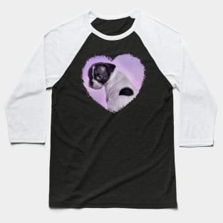 Boston Terrier Puppy Baseball T-Shirt